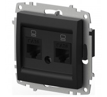 Розетка двойная Ethernet RJ-45 без рамки Elbi Eleсtriс Zena Vega 609-014800-248