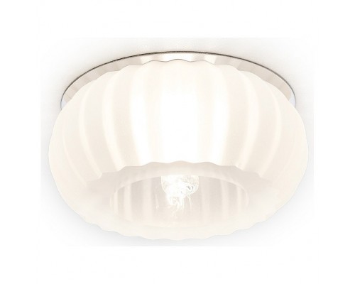 Встраиваемый светильник Ambrella Glass 1 D7330 CH/W Встраиваемый светильник Ambrella Glass 1 D7330 CH/W