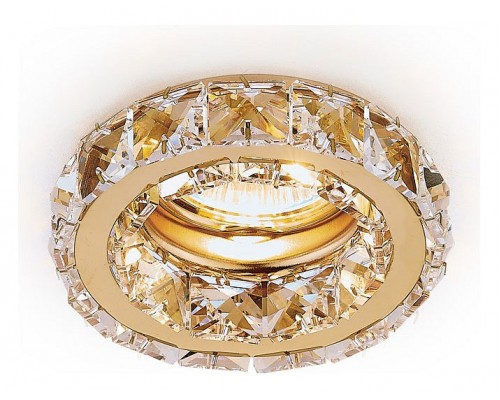 Встраиваемый светильник Ambrella Crystal K112 K112 CL/G Встраиваемый светильник Ambrella Crystal K112 K112 CL/G