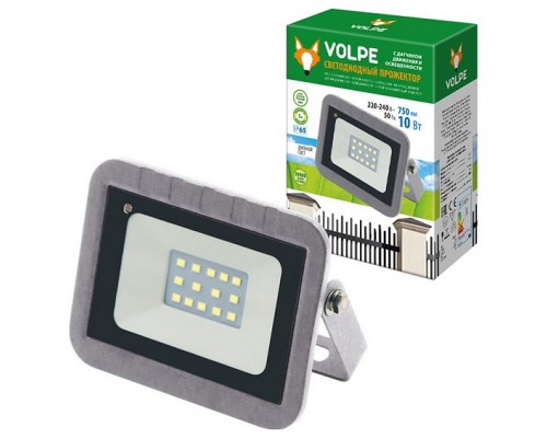 Светильник на штанге Volpe ULF-Q592 ULF-Q592 10W/DW SENSOR IP65 220-240B SILVER картон Светильник на штанге Volpe ULF-Q592 ULF-Q592 10W/DW SENSOR IP65 220-240B SILVER картон