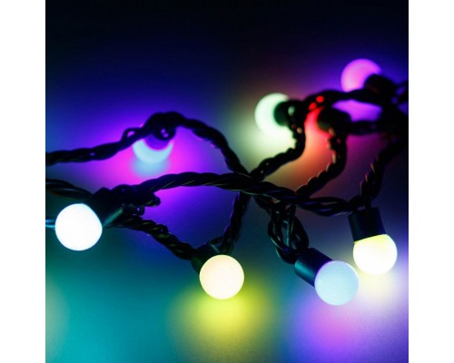 Гирлянда нить [10 м] Ball ARD-BALL-CLASSIC-D17.5-10000-BLACK-100LED RGB (230V, 7W)