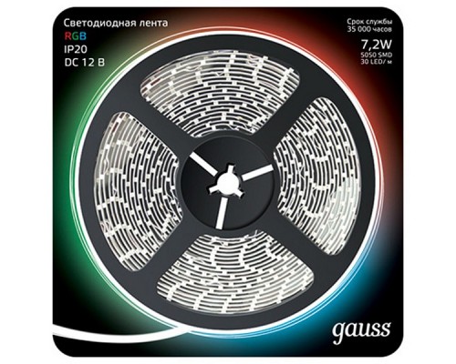 Лента светодиодная Gauss Gauss 312000407 Лента светодиодная Gauss Gauss 312000407