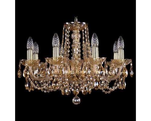Подвесная люстра Bohemia Ivele Crystal 1402 1402/8/195/G/M721 Подвесная люстра Bohemia Ivele Crystal 1402 1402/8/195/G/M721