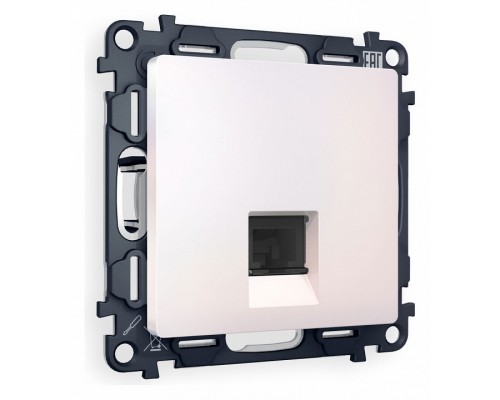 Розетка Ethernet RJ-45 и со шторками, без рамки Ambrella Volt Quant MA212010