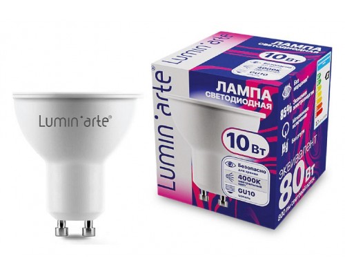 Лампа светодиодная Luminarte  GU10 10Вт 4000K LSTD-PAR16-10W4KGU10