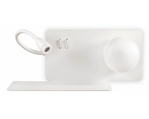 Бра с подсветкой Ideal Lux Book-1 BOOK-1 AP2 BIANCO