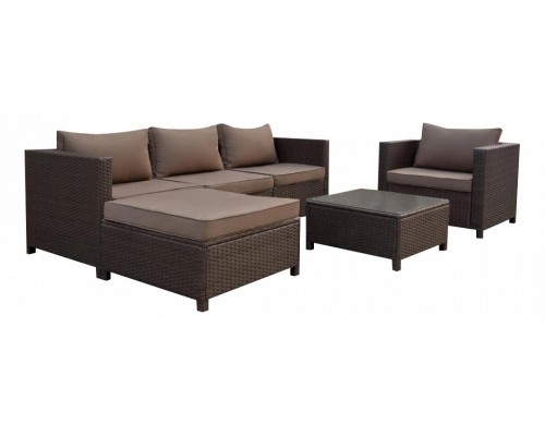 Набор уличный YR821A Brown/Beige Набор уличный YR821A Brown/Beige