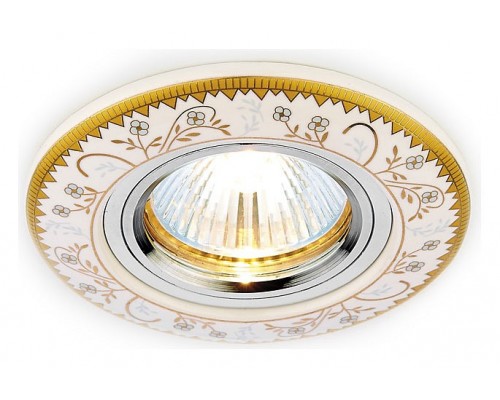 Встраиваемый светильник Ambrella Ceramo D5530 W/YL Встраиваемый светильник Ambrella Ceramo D5530 W/YL