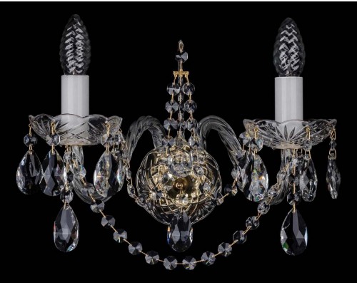 Бра Bohemia Ivele Crystal 1411 1411B/2/195/XL/G Бра Bohemia Ivele Crystal 1411 1411B/2/195/XL/G