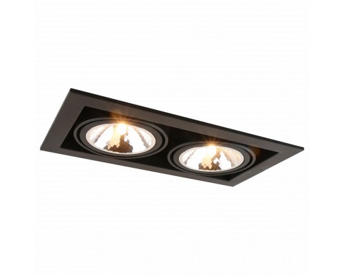Встраиваемый светильник Arte Lamp Cardani A5949PL-2BK Встраиваемый светильник Arte Lamp Cardani A5949PL-2BK