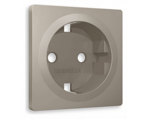 Накладка для розетки с заземлением Ambrella Volt Quant AP3660 Накладка для розетки с заземлением Ambrella Volt Quant AP3660