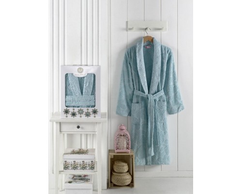Халат женский (48/50(RUSсм) XL(INTсм)см) Asiya Халат женский (48/50(RUSсм) XL(INTсм)см) Asiya