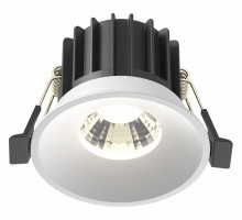 Встраиваемый светильник Maytoni Technical Round DL058-12W-DTW-W