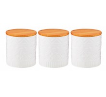 Набор из 3 банок для пищевых продуктов Art 490-385