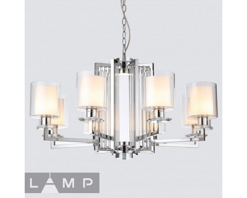 Подвесная люстра iLamp King RM6201-8 CR+CL Подвесная люстра iLamp King RM6201-8 CR+CL