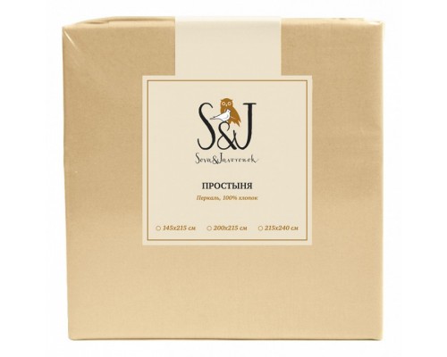 Простыня евростандарт S&J P