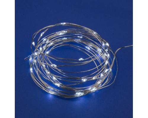 Гирлянда Нить Uniel ULD-S0500 ULD-S0500-050/SCB/2AA WHITE IP20 DEW