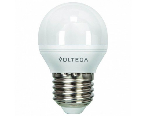 Лампа светодиодная Voltega Simple E27 6Вт 2800K Лампа светодиодная Voltega Simple E27 6Вт 2800K