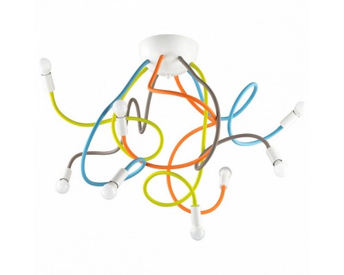 Потолочная люстра Ideal Lux Multiflex MULTIFLEX PL8 COLOR Потолочная люстра Ideal Lux Multiflex MULTIFLEX PL8 COLOR