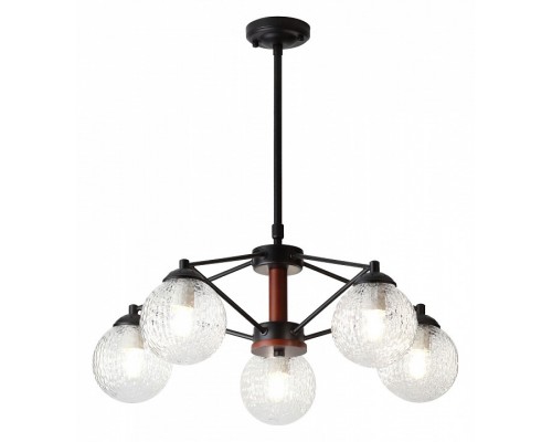 Люстра на штанге Rivoli Valery P5 BK Б0038083 Люстра на штанге Rivoli Valery P5 BK Б0038083