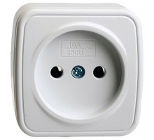 Розетка без заземления Stekker Basic 50074