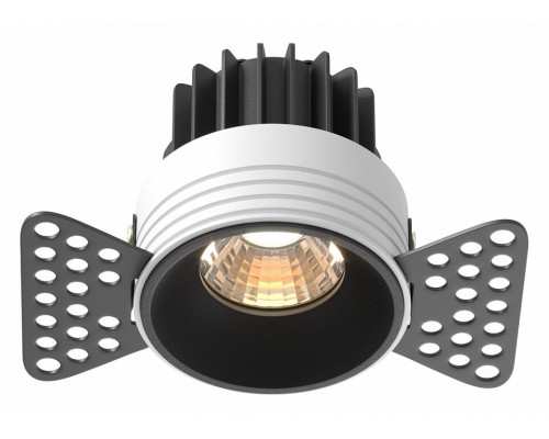Встраиваемый светильник Maytoni Technical Round DL058-7W3K-TRS-B