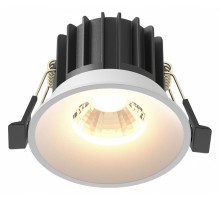 Встраиваемый светильник Maytoni Technical Round DL058-12W3K-W
