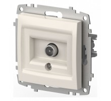 ТВ-розетка проходная без рамки Elbi Eleсtriс Zena Vega 609-010200-272