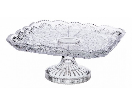 Блюдо декоративное (27х27х12.5 см) Muza Crystal 695-028 Блюдо декоративное (27х27х12.5 см) Muza Crystal 695-028