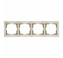 Рамка на 4 поста Werkel Snabb WL03-Frame-04-ivory-GD