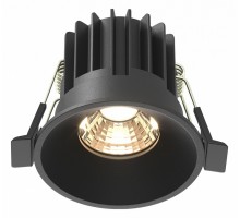 Встраиваемый светильник Maytoni Technical Round DL058-7W3K-B