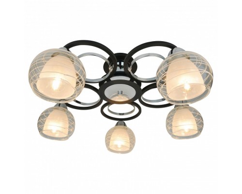 Потолочная люстра Arte Lamp Ginevra A1604PL-5BK