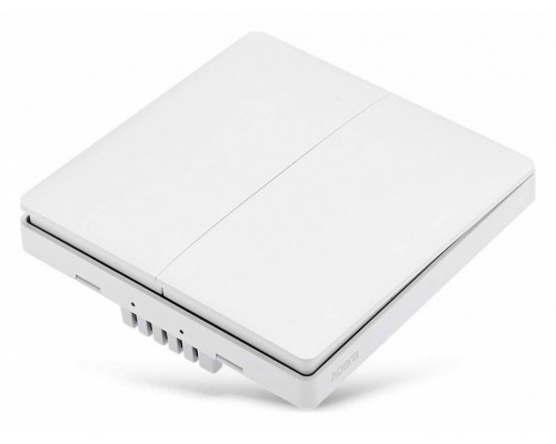 Выключатель двухклавишный Wall Switch QBKG03LM Выключатель двухклавишный Wall Switch QBKG03LM