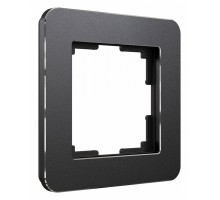 Рамка на 1 пост Werkel Platinum (черный алюминий) W0012608
