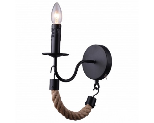 Бра Arte Lamp Marsiglia A8956AP-1BK Бра Arte Lamp Marsiglia A8956AP-1BK