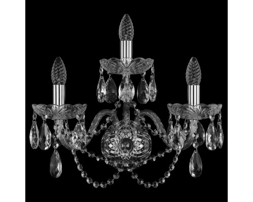 Бра Bohemia Ivele Crystal 1400 1402B/2+1/195XL/Ni Бра Bohemia Ivele Crystal 1400 1402B/2+1/195XL/Ni