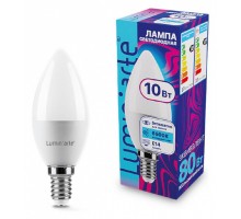 Лампа светодиодная Luminarte  E14 10Вт 6500K LSTD-C37-10W6KE14