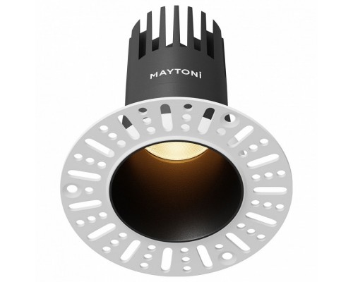Встраиваемый светильник Maytoni Dip DL120-10W-2.7K-TRS-B