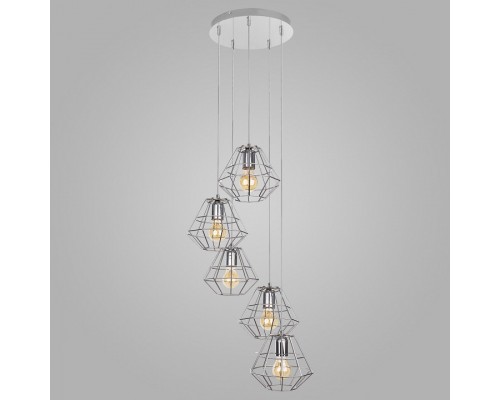 Подвесной светильник TK Lighting Diamond Silver 4289 Diamond Silver