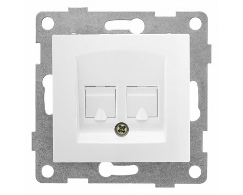 Розетка двойная Ethernet RJ-45 без рамки Gusi Electric BRAVO С10К2-001