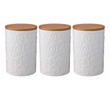 Набор из 3 банок для пищевых продуктов ART 490-378