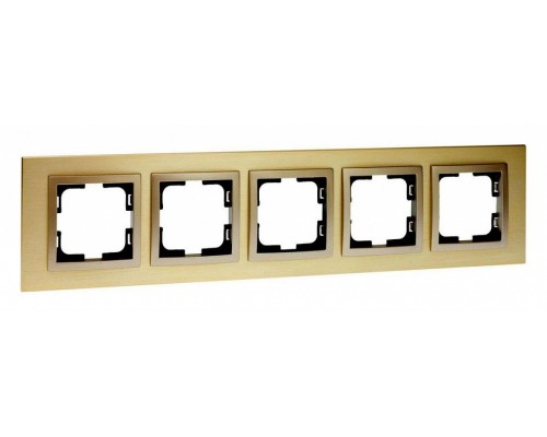 Рамка на 5 постов Mono Electric Style Aluminium 107-830000-164 Рамка на 5 постов Mono Electric Style Aluminium 107-830000-164