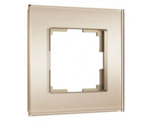 Рамка на 1 пост Werkel Senso (шампань, стекло soft-touch) W0013111