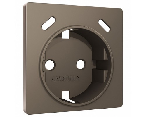 Накладка для розетки с заземлением и со шторками и 2хUSB type С Ambrella Volt ALFA AP6405 Накладка для розетки с заземлением и со шторками и 2хUSB type С Ambrella Volt ALFA AP6405