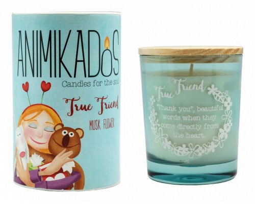 Свеча ароматическая (9.1 см) True Friend Animikados VV007BCAMGB Свеча ароматическая (9.1 см) True Friend Animikados VV007BCAMGB