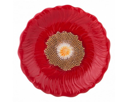 Блюдо декоративное (32.5х4 см) Маковый Цвет 358-1456