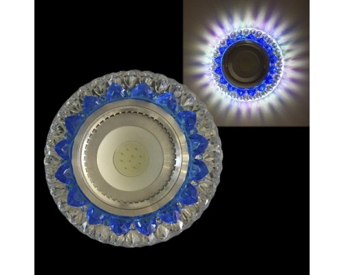 Встраиваемый светильник  42205-9.0-001PL MR16+LED3W CL/LBL+MIX