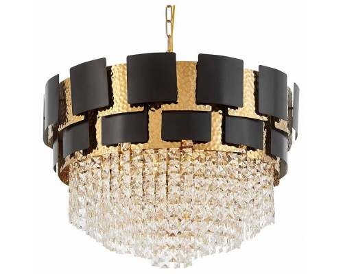 Подвесная люстра LUMINA DECO MOLINA LDP 7045-600 BK+GD
