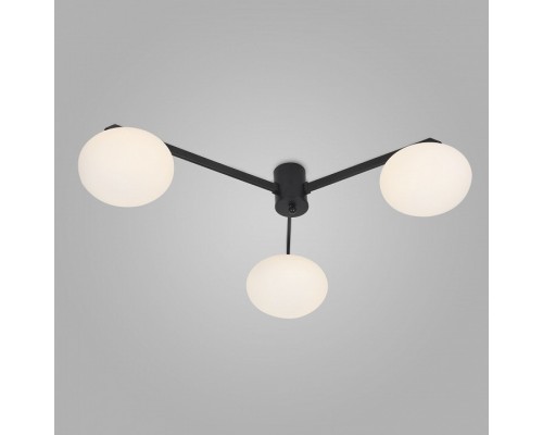 Потолочная люстра Eurosvet Opaline 70220/3 черный Потолочная люстра Eurosvet Opaline 70220/3 черный