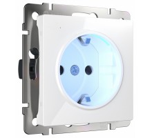Розетка с заземлением без рамки Werkel W117 1 W1171401